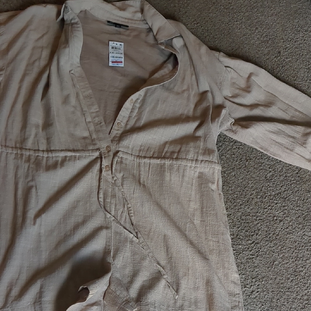 INC International Concepts Tan Jumpsuit